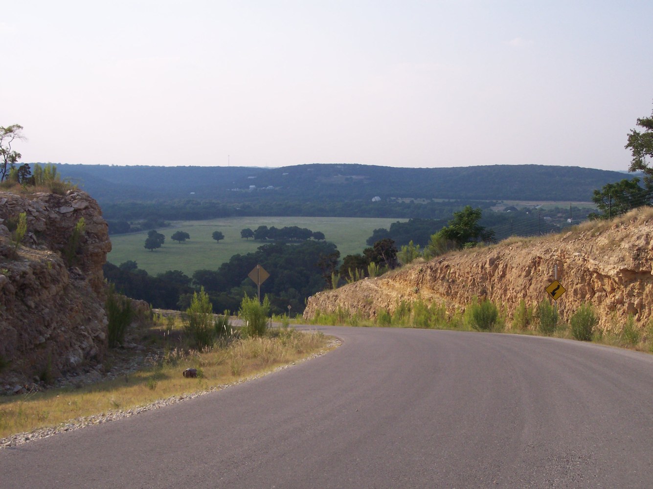Texas Hill Country landscape in Hays County